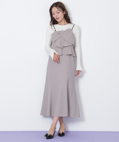 M*e様 JILL by JILL STUART リボンナロージャンスカ ◇リボンナロージャンスカ（ワンピース）｜JILL by JILL STUART