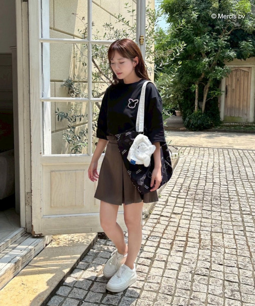 MIIA(ミーア)の「miffy バックプリントTシャツ(ナインチェ)(Tシャツ/カットソー・レディース・オフホワイト/ブラック・FREE)」の8枚目の写真