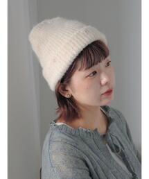ehka sopo | ビジュー付きニットキャップ(ハット)