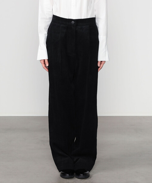 Bshop(ビショップ)の「eunoia | コーデュロイ パンツ WOMEN(その他パンツ・レディース・ブラック/クリーム・ONE)」の9枚目の写真