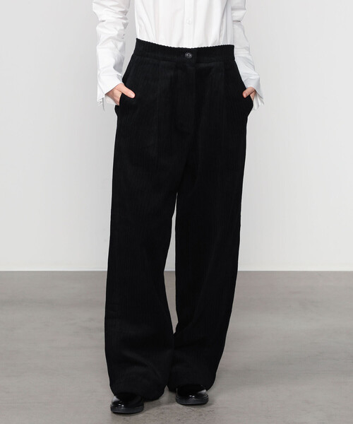Bshop(ビショップ)の「eunoia | コーデュロイ パンツ WOMEN(その他パンツ・レディース・ブラック/クリーム・ONE)」の12枚目の写真