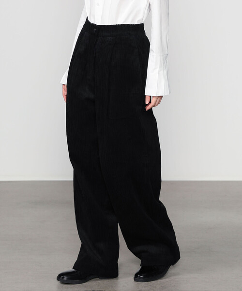 Bshop(ビショップ)の「eunoia | コーデュロイ パンツ WOMEN(その他パンツ・レディース・ブラック/クリーム・ONE)」の13枚目の写真