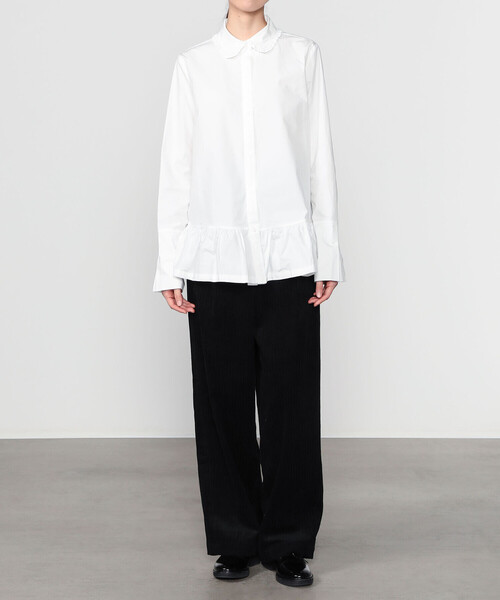 Bshop(ビショップ)の「eunoia | コーデュロイ パンツ WOMEN(その他パンツ・レディース・ブラック/クリーム・ONE)」の14枚目の写真