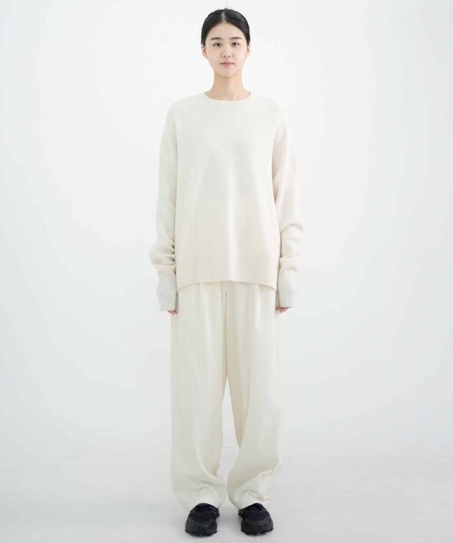 Bshop(ビショップ)の「eunoia | コーデュロイ パンツ WOMEN(その他パンツ・レディース・ブラック/クリーム・ONE)」の20枚目の写真