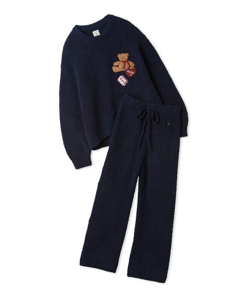 ONLINE限定】ベビモコベアさがらプルオーバー＆ロングパンツセット
