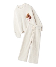 gelato pique(ジェラートピケ)の【ONLINE限定】ベビモコベアさがらプルオーバー&ロングパンツセット(ルームウェア/パジャマ)