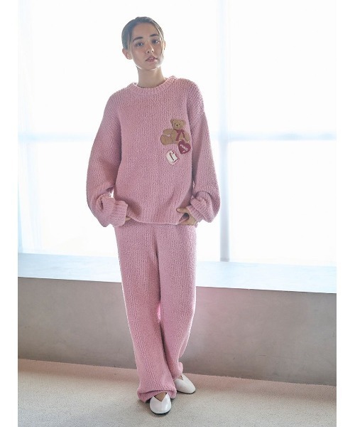 ONLINE限定】ベビモコベアさがらプルオーバー＆ロングパンツセット