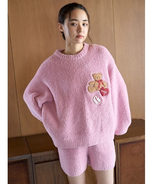 ONLINE限定】ベビモコベアさがらプルオーバー＆ロングパンツセット