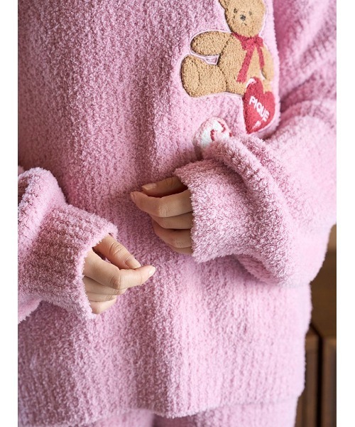 ONLINE限定】ベビモコベアさがらプルオーバー＆ロングパンツセット