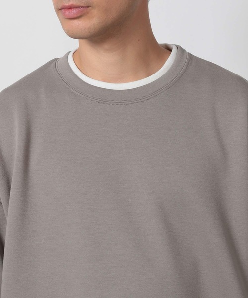 LAKOLE(ラコレ)の「ダンボールレイヤード長袖 / 602582(Tシャツ/カットソー・メンズ・ブラック/ダークオリーブ/サンドグレー・MEDIUM/LARGE)」の12枚目の写真