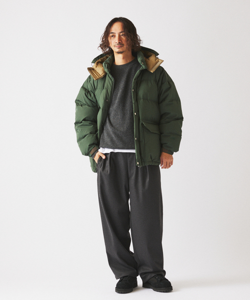 THE NORTH FACE(ザノースフェイス)の「THE NORTH FACE / ノースフェイス キャンプシエラ ショート ND92531(ダウンジャケット/コート・メンズ・ブラック/グリーン・MEDIUM/LARGE)」の4枚目の写真