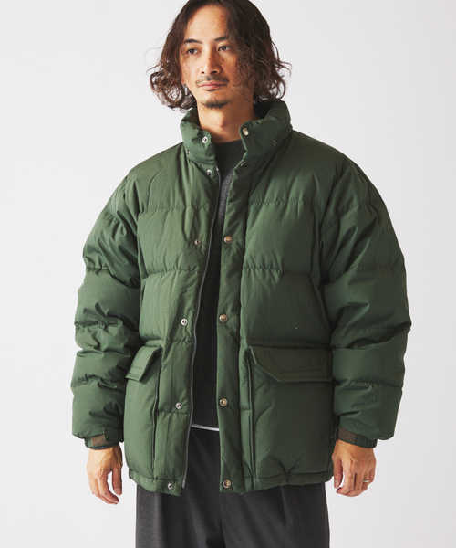 THE NORTH FACE(ザノースフェイス)の「THE NORTH FACE / ノースフェイス キャンプシエラ ショート ND92531(ダウンジャケット/コート・メンズ・ブラック/グリーン・MEDIUM/LARGE)」の11枚目の写真