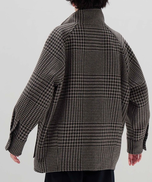 DRESSLAVE（ドレスレイブ）の「gun club check duffle coat(ガンクラブチェックダッフルコート)（ダッフルコート・レディース・グレー・38）」の7枚目の写真