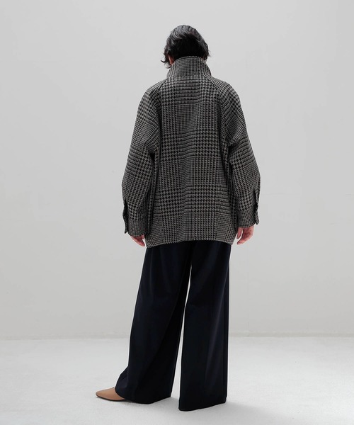 DRESSLAVE（ドレスレイブ）の「gun club check duffle coat(ガンクラブチェックダッフルコート)（ダッフルコート・レディース・グレー・38）」の10枚目の写真