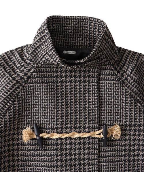 DRESSLAVE（ドレスレイブ）の「gun club check duffle coat(ガンクラブチェックダッフルコート)（ダッフルコート・レディース・グレー・38）」の11枚目の写真