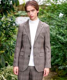 LARDINI / ROMA ウールカシミヤ グレンチェック ジャケット