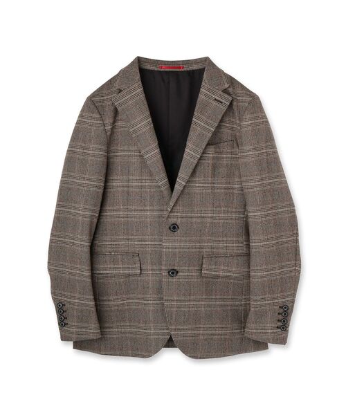 DRESSTERIOR（ドレステリア）の「【セットアップ可】ヨーロピアン グレンチェックジャケット（テーラードジャケット・メンズ・ダークブラウン系1・94/91/90/92）」の17枚目の写真
