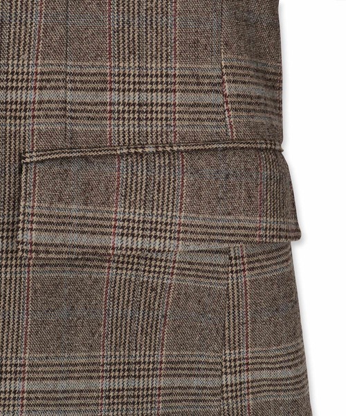 DRESSTERIOR（ドレステリア）の「【セットアップ可】ヨーロピアン グレンチェックジャケット（テーラードジャケット・メンズ・ダークブラウン系1・94/91/90/92）」の22枚目の写真