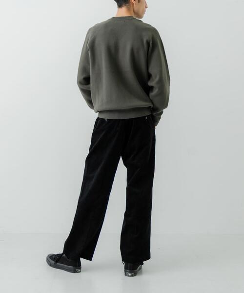 URBAN RESEARCH（アーバンリサーチ）の「綿カシミヤスウェットニット（ニット/セーター・メンズ・カーキ/ネイビー/ライトグレー/アイボリー・MEDIUM/LARGE）」の10枚目の写真