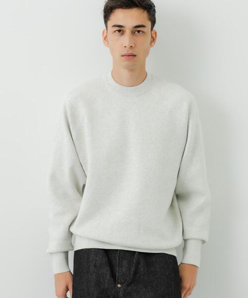 URBAN RESEARCH（アーバンリサーチ）の「綿カシミヤスウェットニット（ニット/セーター・メンズ・カーキ/ネイビー/ライトグレー/アイボリー・MEDIUM/LARGE）」の20枚目の写真