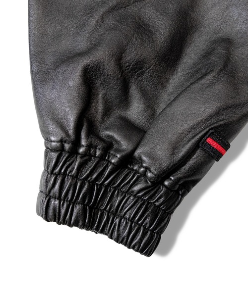 FUBU（ フブ）の「FUBU-Faux Leather Studs Patch Jacket（ライダースジャケット・メンズ・ブラック・M/L）」の9枚目の写真
