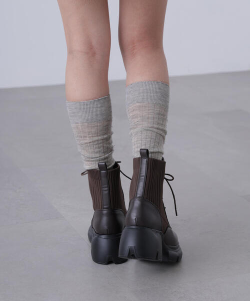 FREE'S MART（フリーズマート）の「レースアップブーツ（ブーツ・レディース・ブラック/ブラウン・SMALL/MEDIUM）」の13枚目の写真