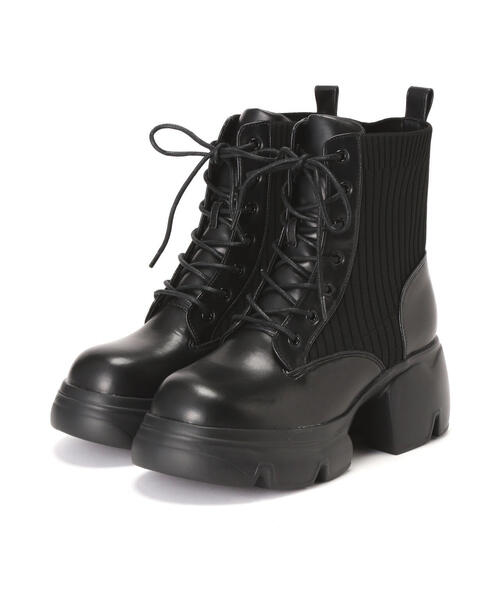FREE'S MART（フリーズマート）の「レースアップブーツ（ブーツ・レディース・ブラック/ブラウン・SMALL/MEDIUM）」の14枚目の写真
