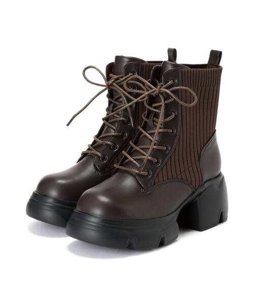 FREE'S MART（フリーズマート）の「レースアップブーツ（ブーツ・レディース・ブラック/ブラウン・SMALL/MEDIUM）」の15枚目の写真