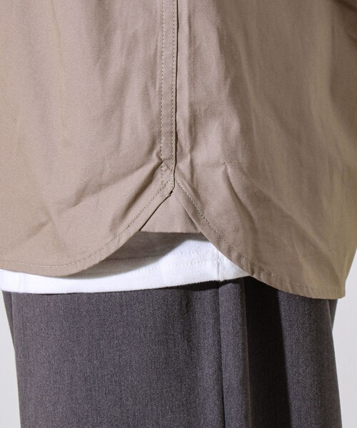 GEVACO（ゲバコ）の「【GEVACO/ゲバコ】起毛バンドカラーシャツ（シャツ/ブラウス・メンズ・ブルー系その他/グリーン系その他/モカ/ブラック・M/L）」の6枚目の写真