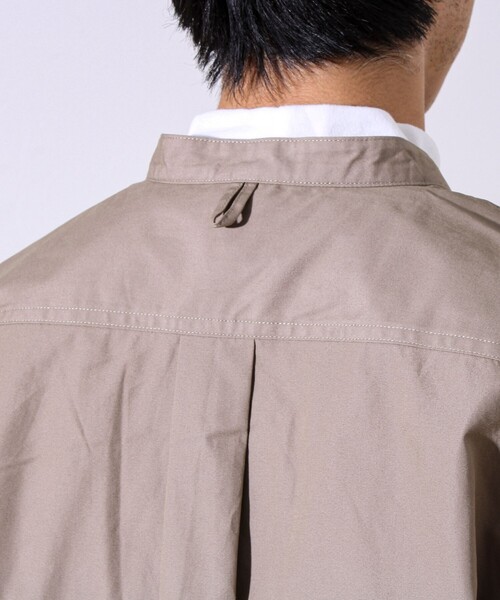 GEVACO（ゲバコ）の「【GEVACO/ゲバコ】起毛バンドカラーシャツ（シャツ/ブラウス・メンズ・ブルー系その他/グリーン系その他/モカ/ブラック・M/L）」の7枚目の写真