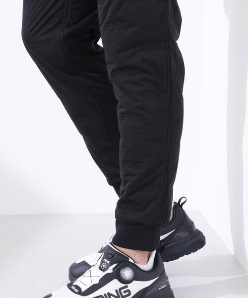 【ホワイト】ピンソニックキルト/ダンボール ハイブリットジョガーパンツ <PERFORMANCE> (MENS) PING APPAREL】ピンソニックキルト/ダンボール ハイブリットジョガー