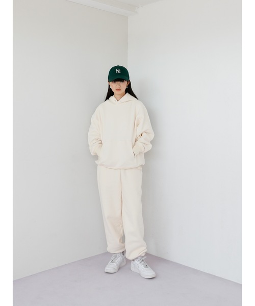 Katrin TOKYO(カトリーントーキョー)の「heavy ounce sweat pants(スウェットパンツ・レディース・ライトグレー/アイボリー/ダークグリーン/ブルー・XS/S/M)」の2枚目の写真