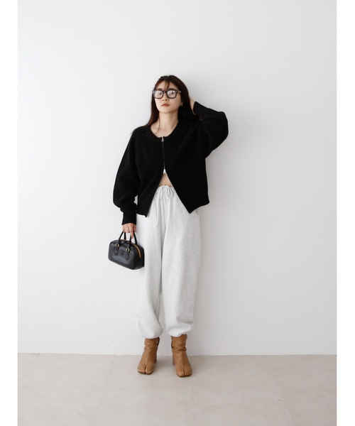 Katrin TOKYO(カトリーントーキョー)の「heavy ounce sweat pants(スウェットパンツ・レディース・ライトグレー/アイボリー/ダークグリーン/ブルー・XS/S/M)」の16枚目の写真