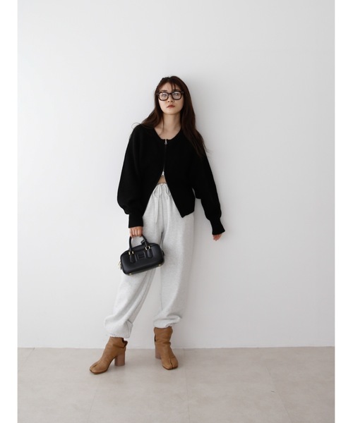 Katrin TOKYO(カトリーントーキョー)の「heavy ounce sweat pants(スウェットパンツ・レディース・ライトグレー/アイボリー/ダークグリーン/ブルー・XS/S/M)」の17枚目の写真