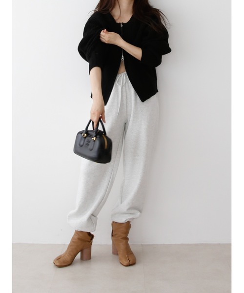 Katrin TOKYO(カトリーントーキョー)の「heavy ounce sweat pants(スウェットパンツ・レディース・ライトグレー/アイボリー/ダークグリーン/ブルー・XS/S/M)」の18枚目の写真