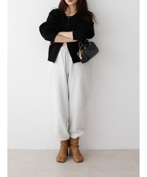 Katrin TOKYO(カトリーントーキョー)の「heavy ounce sweat pants(スウェットパンツ・レディース・ライトグレー/アイボリー/ダークグリーン/ブルー・XS/S/M)」の19枚目の写真