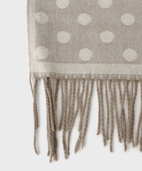 THE SHOP TK （ザ ショップ ティーケー ）の「ジャカードストール（ストール/ショール・レディース・ブラック/こしょう色系/ナチュラル・00）」の5枚目の写真