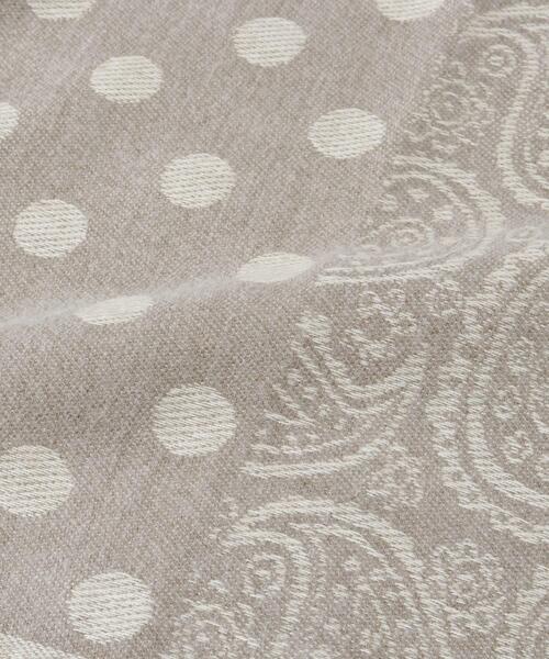 THE SHOP TK （ザ ショップ ティーケー ）の「ジャカードストール（ストール/ショール・レディース・ブラック/こしょう色系/ナチュラル・00）」の6枚目の写真