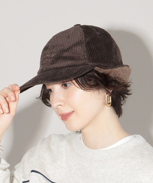 GEORGE'S（ジョージズ）の「フライトCAP（キャップ・レディース・ネイビー/ボルドー/ブラウン・FREE）」の2枚目の写真