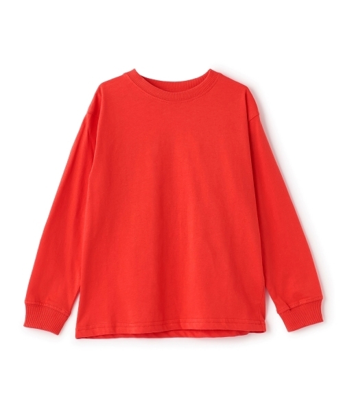 GLAZOS(グラソス)の「【SKIT0LY】【プチプラ】バック2トーンロゴプリント長袖Tシャツ(Tシャツ/カットソー・キッズ・ホワイト/オレンジ/イエロー/グリーン/ネイビー/ブルー・110cm/130cm/140cm/100cm/120cm)」の19枚目の写真