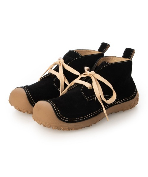 トミエコ（Tomieco）/本革ベロア　ショートブーツ　かがりステッチブーツ　柔らかい履き心地 セール】本革ベロア ショートブーツ かがりステッチブーツ（ブーツ