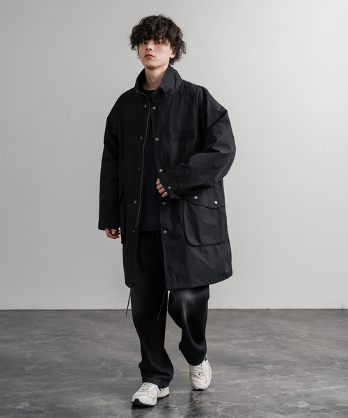 Audience オーディエンス 綿ナイロン高密度ポプリン M-90ロング丈