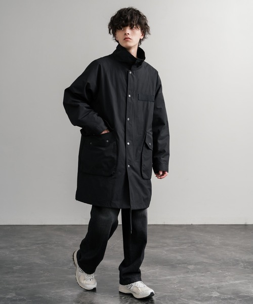 Audience オーディエンス 綿ナイロン高密度ポプリン M-90ロング丈