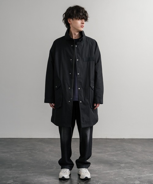 Audience オーディエンス 綿ナイロン高密度ポプリン M-90ロング丈