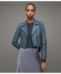 ライダースジャケット（グレー/灰色系・ワンポイント