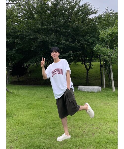 1993STUDIO(1993スタジオ)の「アセンティックアーチロゴTシャツ_ホワイト(Tシャツ/カットソー・レディース・その他・SMALL/MEDIUM/LARGE)」の6枚目の写真