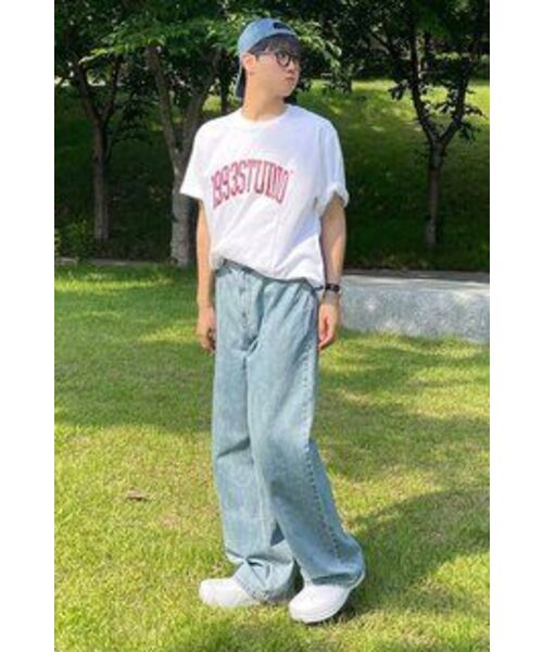 1993STUDIO(1993スタジオ)の「アセンティックアーチロゴTシャツ_ホワイト(Tシャツ/カットソー・レディース・その他・SMALL/MEDIUM/LARGE)」の3枚目の写真