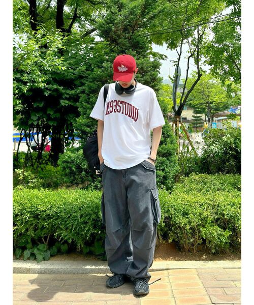 1993STUDIO(1993スタジオ)の「アセンティックアーチロゴTシャツ_ホワイト(Tシャツ/カットソー・レディース・その他・SMALL/MEDIUM/LARGE)」の2枚目の写真