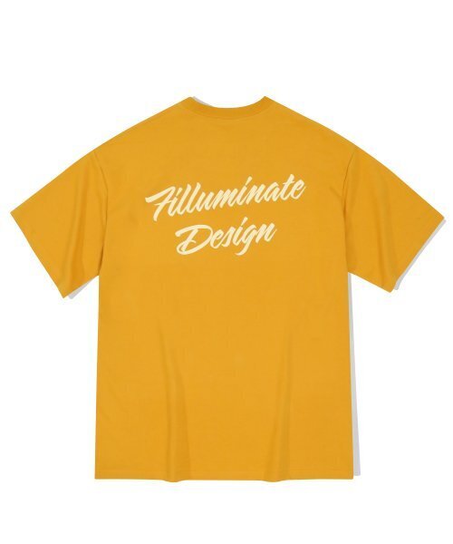 F.ILLUMINATE(フィルミネイト)の「オーバーサイズフラッフィーロゴTシャツ-イエロー(Tシャツ/カットソー・レディース・その他・MEDIUM/LARGE/X-LARGE)」の1枚目の写真