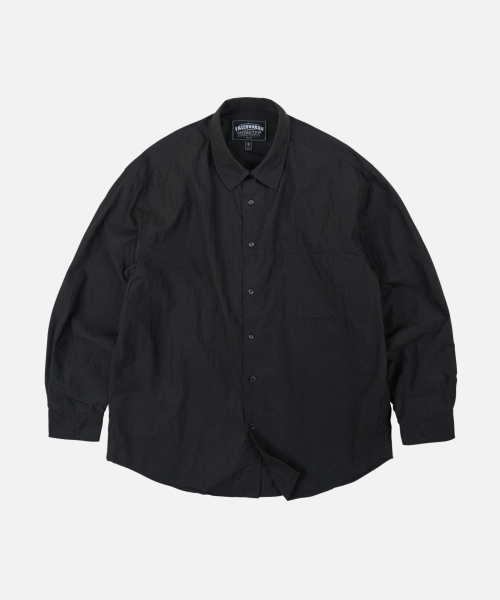 FRIZMWORKS(フリズムワークス)の「SOFT TOUCH RELAXED SHIRT 002 _ BLACK(シャツ/ブラウス・メンズ・その他・SMALL/MEDIUM/X-LARGE)」の1枚目の写真